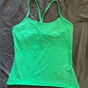Lululemon athletica Neon Green Tank Top
